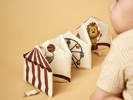 Nuuroo Kit Organic Fabric Book Creme Circus-1875027409904996354