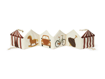 Nuuroo Kit Organic Fabric Book Creme Circus-1875027409904996357