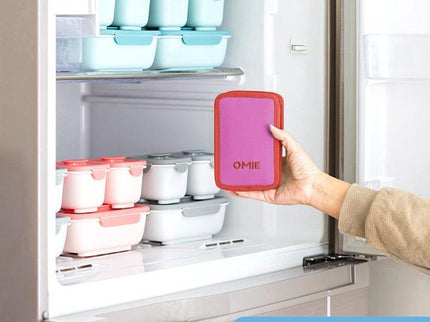 Omiebox OMIECHILL Freezable Yoghurt Pouch Pink-1875027518537469957