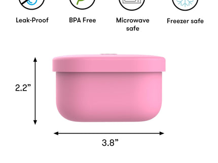 Omiebox Omiesnack Silicone Container 280ML Green-1875027426304724996