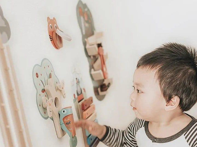 Oribel VertiPlay Wall Toy: Busy Woodpecker knocker-1875027552716853249