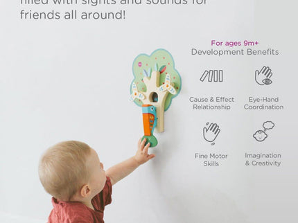 Oribel VertiPlay Wall Toy: Busy Woodpecker knocker-1875027552716853250