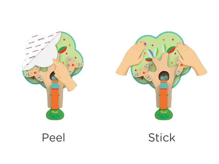 Oribel VertiPlay Wall Toy: Busy Woodpecker knocker-1875027552716853251