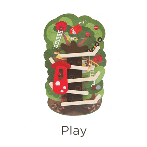 Oribel Vertiplay Wall Toy: Tree Top Adventure-1875027475440996353