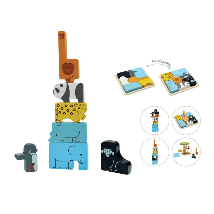 Plan Toys Animal Puzzle Game-1973194242570457089