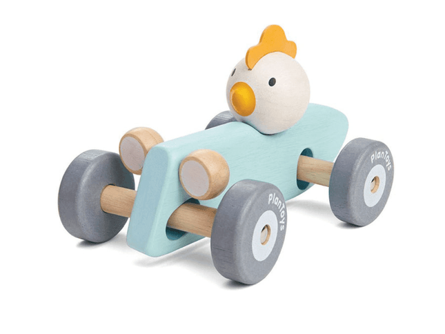 Plan Toys Chicken Racing Car-1875027406830571520