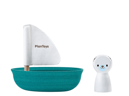 Plan Toys Sailing Boat - Polar Bear-1875027481602428928
