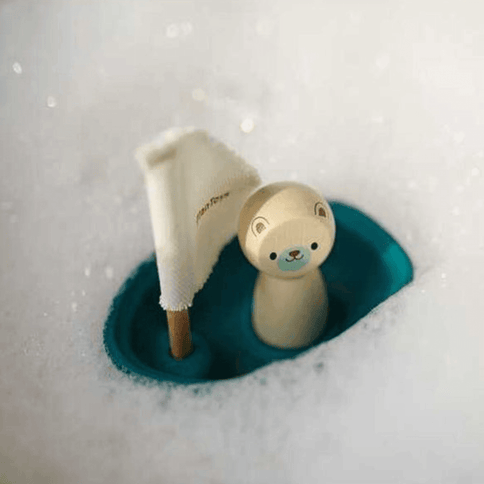 Plan Toys Sailing Boat - Polar Bear-1875027481602428930