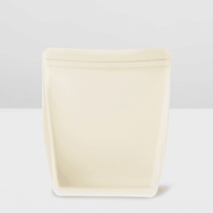 Porter Reusable Silicone Bag Stand Up 1.5l - Cream-1973194238405513217