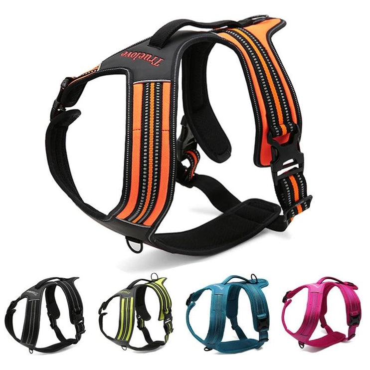 True Love Heavy Duty Sports Dog Harness - Orange, S-1831155628517756929