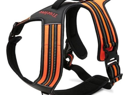 True Love Heavy Duty Sports Dog Harness - Orange, L-1831155628765220864