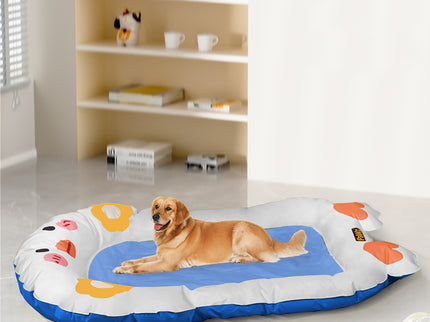 PaWz Pet Cooling Mat Dog Cat Human Size Blue-1864184563127947270