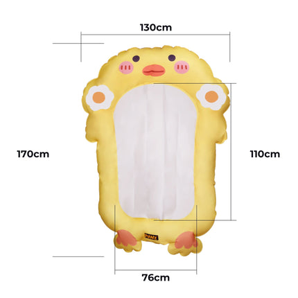 PaWz Pet Cooling Mat Dog Cat Human Size Yellow-1954802576545419266