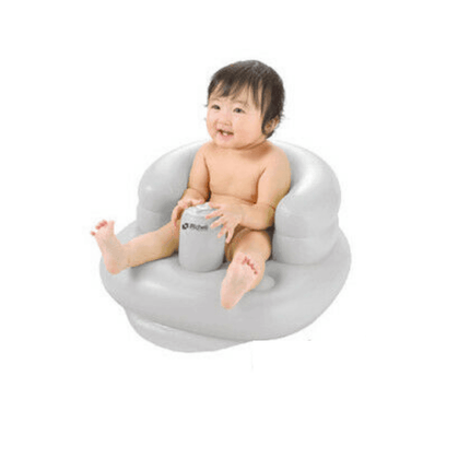 Richell Inflatable Soft Baby Chair Purple Purple-1973194127759773697