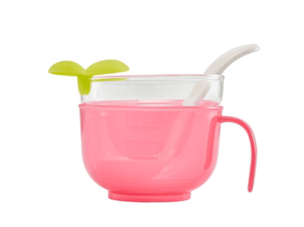 Richell Porridge Maker E, For Use with Rice Cookers Pink-1875027425704939520