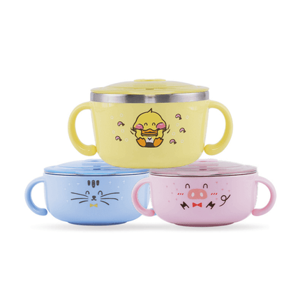 Richell Stainless Steel Bowl 480ml Pink-1973194129311666180