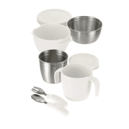 RICHELL TLI Stainless steel Feeding Set Blue-1973194127579418627