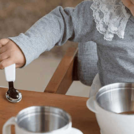 RICHELL TLI Stainless steel Feeding Set Blue-1973194127579418630