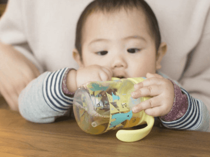Richell - Tli Straw Mug Set R blue yellow bear S3 Straw-1875027531434954754