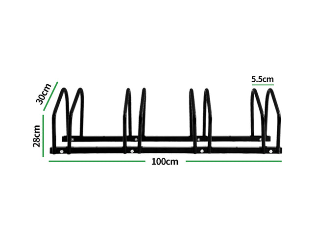 4 Bikes Stand Bicycle Bike Rack Floor-1973193702641897474