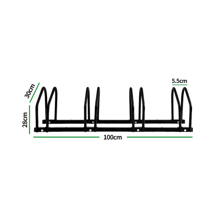 4 Bikes Stand Bicycle Bike Rack Floor-1973193702641897474