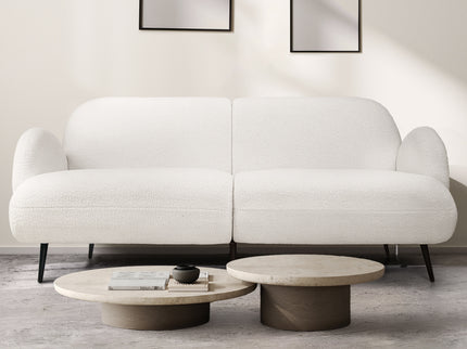 Levede Cloud Sofa 3 Seater Sherpa Fleece White-1910112206943555590