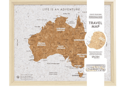 Splosh Australia Map Travel Board Small-1875027391672356864