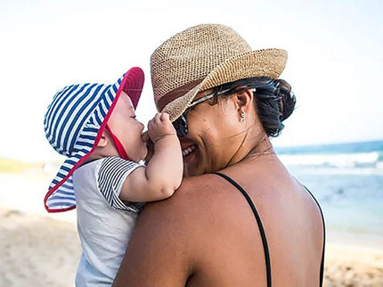 Sunday Afternoon Infant Sun Sprout Hat UPF50+ | Quarry Stripe Baby (6-12mth)-1875027456214306818