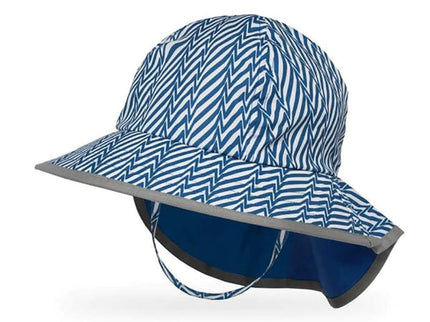 Sunday Afternoon Kids Play Hat UPF50+ | Blue Electric Stripe Medium (2-5yrs)-1875027430230593536