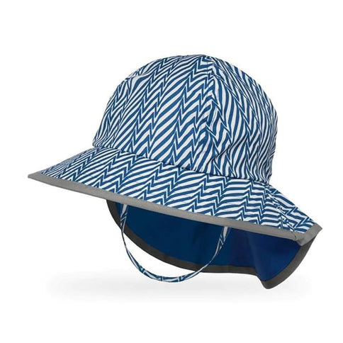 Sunday Afternoon Kids Play Hat UPF50+ | Blue Electric Stripe Medium (2-5yrs)-1875027430230593536