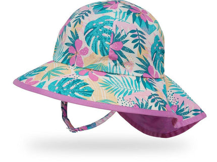 Sunday Afternoon Kids Play Hat UPF50+ | Pink Tropical Medium (2-5yrs)-1875027433330184192