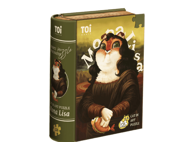 TOI Cat in Art Puzzle - Mona Lisa-1875027393484296192