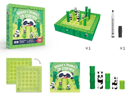 TOI Wheres Panda 3D Sudoku-1875027421422555138