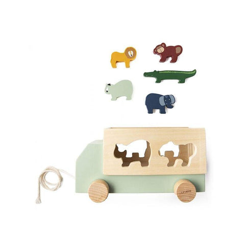 Trixie Wooden Animal Truck-1875027404087496704