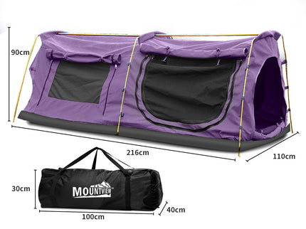 Mountview King Single Swag Camping Swags Purple-1864184689493938178