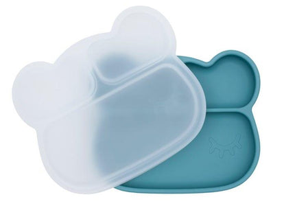 We Might Be Tiny Bear Stickie Plate- Blue Dusk Lid-1875027417203085317