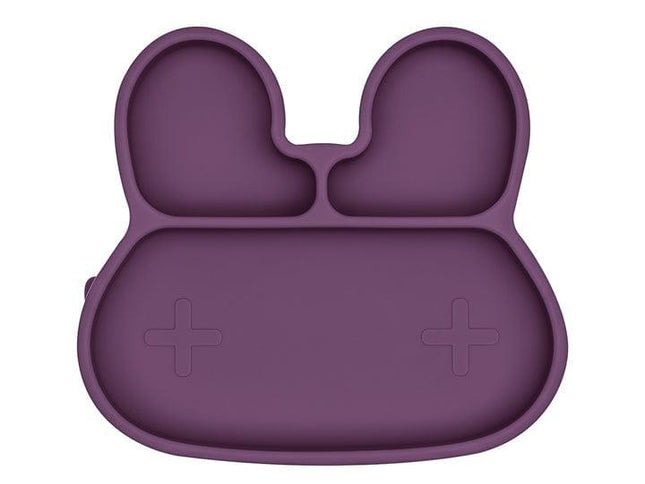 We Might Be Tiny Bunny Stickie Plate Plum-1875027472513372160