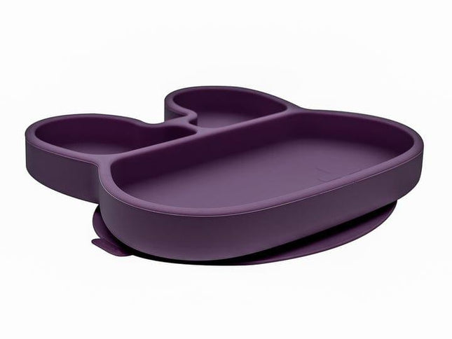 We Might Be Tiny Bunny Stickie Plate Plum-1875027472513372161