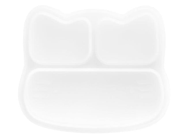 We Might Be Tiny Cat Stickie Plate - Charcoal Lid-1875027417358274560