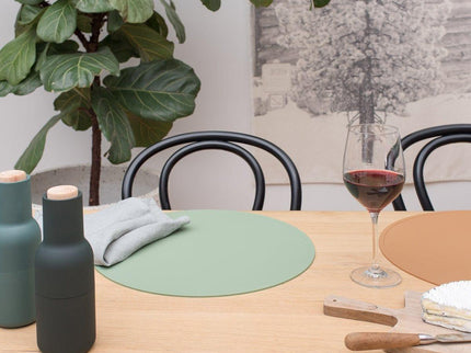 We Might Be Tiny Round Placie? Silicone Placemat Grey-1875027473536782341