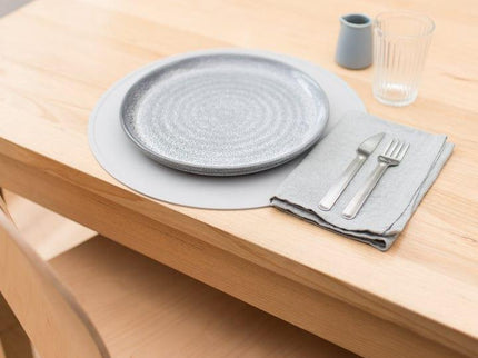 We Might Be Tiny Round Placie? Silicone Placemat Grey-1875027473536782342
