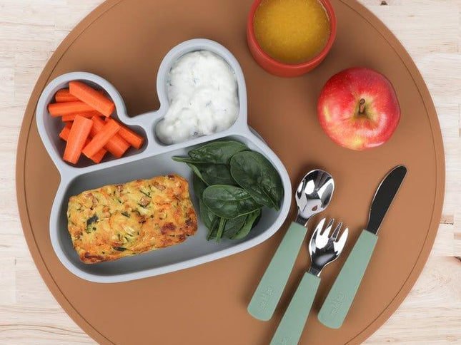 We Might Be Tiny Round Placie? Silicone Placemat Grey-1875027473536782336