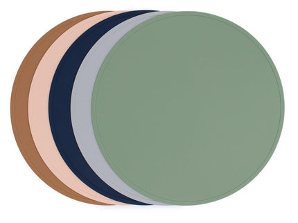 We Might Be Tiny Round Placie? Silicone Placemat Grey-1875027473536782339